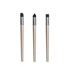 3pcs/Set Oil Pastel Blending Brushes, Painting Smudging Brushes With Soft Head For Heavy Color Transition, Blending Painting Brushes, Art Blending Sponge Brushes - 3 Items - View 9