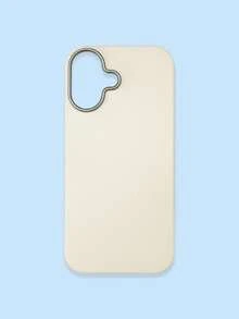 1pc 4-Color Optional Solid Color Lychee Texture Faux Leather Large Window Phone Case, Ins Premium Minimalist Business Solid Color Leather Texture, A Classic Black / B Beige White / C Premium Gray / D Caramel Brown, Faux Leather Matte Lens Raised Full Coverage Anti-Drop Soft Shell, Autumn/Winter Commute Versatile, Suitable For Personal Use And Gift; Compatible With IPhone Case & Galaxy Case, Compatible With IPhone 17 - Multicolor - View 47