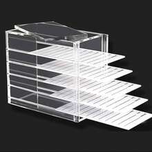 Camellia False Eyelash Storage Box Single-Strand Implantable Desktop Flower Storage Box - Clear - View 11