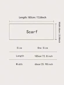 1pc Jacquard Knit Heart Pattern Faux Cashmere Shawl, Fashionable Versatile Air Conditioning Wrap, Thick & Warm, Suitable For Daily Use - Multicolor - View 12