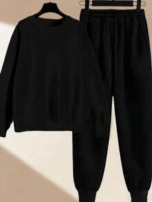 Impala Men Sweatshirt Co-Ords - Black - View 2