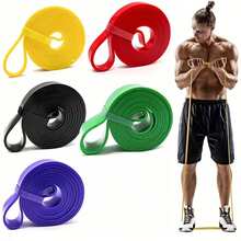 Resistance Band Set, Pull-Up Assist Elastic Band Training Ring Kit, Suitable For Strength Training, Cross-Training, Yoga, Home Gym Workout - A - View 4