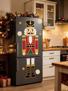 Christmas Machete Refrigerator Magnet Decor, Large Magnetic Sticker, Fridge Decoration, Christmas Holiday Party Home Kitchen Decor, Winter Holiday Party Decoration - View 6