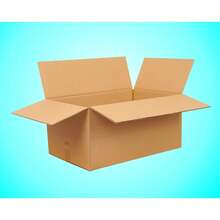 60x40x40cm Strong Corrugated Folding Boxes - 10 Pack, BC Double Wavy Shipping Cartons (600x400x400mm) - Rechteck - Übersicht 2