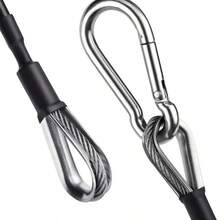 1/2pcs 25cm Fitness Steel Cable Extension, Suitable For Home Fitness Equipment, Suitable For Triceps Pushdown And Leg Extension Training Machine - A - View 2
