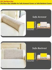 1PC Chenille All-Season Non-Slip Sofa Cushion – Simple Style, Solid Color, Machine Washable, Pet-Resistant, Lazy-Friendly, Multi-Purpose, Perfect For Living Room Sofa Protection And Room Decoration - Multi-color 2 - View 23