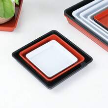 1PC Durable Plant Drip Trays Plastic Tray Indoor Outdoor Garden Flower Pot Square Home Garden Supplies - A - View 4