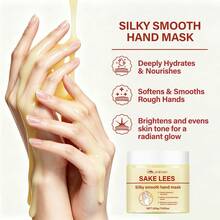 200g Wine Pomace Hand Mask, Deeply Moisturizing And Nourishing, Softening And Smoothing Rough Hand Skin, Brightening And Evening Skin Tone - View 4