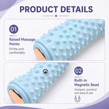 1pc Plantar Fascia Massage Roller, Designed To Relieve Foot Pain And Fascia Tension; Suitable For People Who Frequently Exercise, Practice Yoga, Dance, Run Or Wear High Heels, Especially Suitable For Use In Autumn And Winter - Multiple Styles - View 7