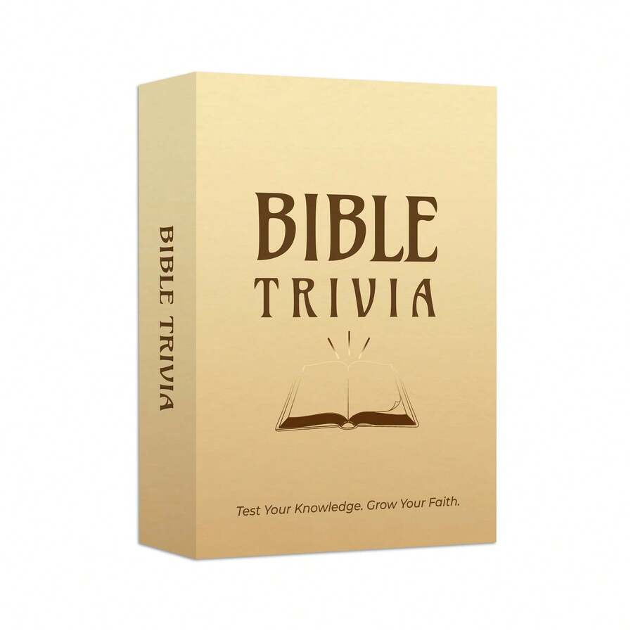 Bible Trivia Quiz Card Game, 55‑Piece Multi‑Level Knowledge Game For 2+ Players, Fun Table Game For Christmas & Halloween Family Night, Ideal Holiday Gathering Activity & Meaningful Party Gift - View 1