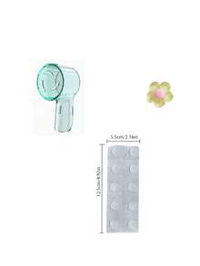 Söt blomformad elektrisk tandborsthuvudskåpa, bärbar transparent tandborstlock, tandborstförvaring, badrumstillbehör, flerfärgad, lämplig för resor, skolstart, hemmet, perfekt present för par, vänner, familj, lärare, reseentusiaster - Multifärgad - Visa 9