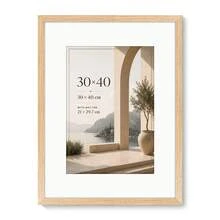 Mosearon 3pcs/1pc Solid Wood Photo Frame - A3, A4, 30x40CM, Multiple Sizes. Home Decor Photo Frame - Can Be Hung On Wall Or Placed On Table. Perfect For Portraits, Landscape Photos And Birthday Photos. Great Gift For Friends. - Solid Wood Photo Frame - View 15