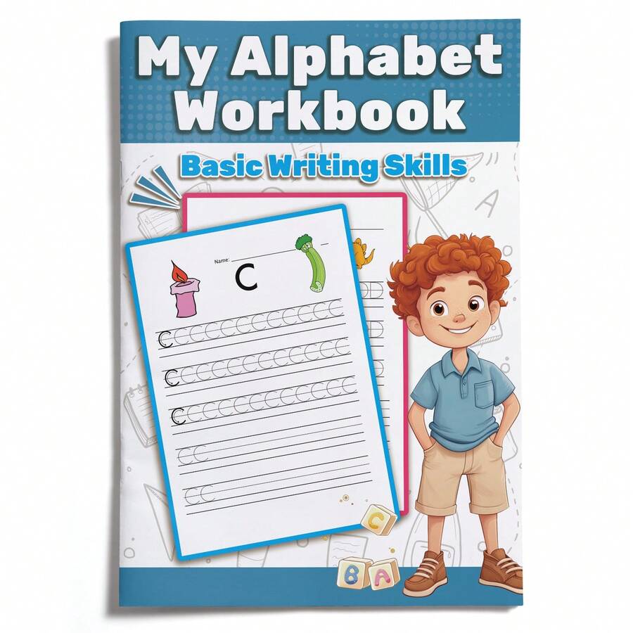 دفاتر ممارسة تعلم اللغة الإنجليزية، تتبع الحروف ABC من A إلى Z & الكتابة اليدوية، التعرف على الأبجدية، كلمات الرؤية الكتابة والتهجئة، ممارسة الكلمات عالية التكرار، بناء المفردات، التهجئة وأوراق عمل القراءة المبكرة للدراسة في المنزل والفصل الدراسي - ممارسة محو الأمية باللغة الإنجليزية - مشاهدة 1