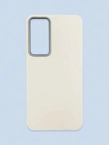 1pc 4-Color Optional Solid Color Lychee Texture Faux Leather Large Window Phone Case, Ins Premium Minimalist Business Solid Color Leather Texture, A Classic Black / B Beige White / C Premium Gray / D Caramel Brown, Faux Leather Matte Lens Raised Full Coverage Anti-Drop Soft Shell, Autumn/Winter Commute Versatile, Suitable For Personal Use And Gift; Compatible With IPhone Case & Galaxy Case, Compatible With IPhone 17 - Multicolor - View 142