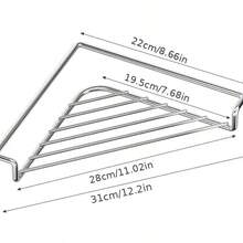 Kitchen Triangle Sink Drain Rack, Sink Organizer, Bowl And Dish Drain Basket, Home Filtration Storage Sink Mesh Drain Rack - A - View 4