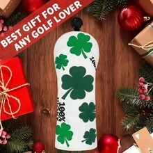 Four-Leaf Clover Golf Protective Case, Golf Accessories, Made Of Durable Materials, Providing The Best Protection For Your Golf Club - White - View 8