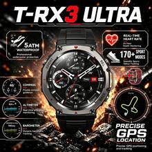 FFYTIEAZ Heavy Duty GPS Outdoor Sports Smart Watch T-RX 3 Ultra, Durable, 1.43" Ultra-Clear AMOLED Touch Screen, L1+L5 Dual-Band Positioning Support Wireless Calling And Compass Function, Altimeter Barometer, 5ATM Waterproof Watch, 170+ Sports Modes, Fitness Tracker, High-Quality Anti-Scratch Anti-Drop Watch, Compatible With IOS/Android, 500mAh Battery Capacity, Best Holiday Gift - View 14