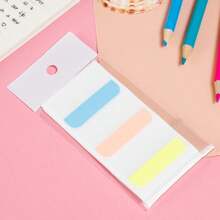 12-120pcs Pastel Color Index Tabs Sticky Notes, Self Adhesive Page Markers, Book Annotation Tabs, Bookmark Labels For Study Notes, Notebook, Document Classification, Office School Supplies - A - View 5