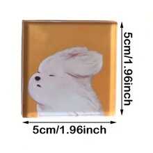 10 Set Bingkai Foto Magnet Transparan / Magnet Kulkas DIY / Cocok untuk Hadiah Ulang Tahun, Hari Jadi, Hari Ibu / Alas Magnet & Gantungan Vertikal untuk Foto / Dekorasi Bingkai Akrilik Modern untuk Pajangan Kulkas - View 9