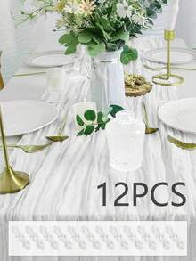 Cheesecloth Table Runner, (60/90*180/300cm 45*275cm) Solid Color Runner Gauze Boho Wedding Decor Romantic Table Runner For Wedding Birthday Party 12/6/1pc - Cheese Cloth - View 40