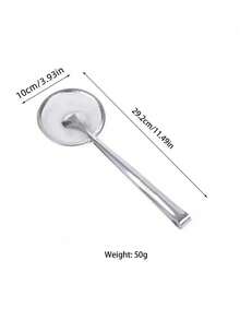 2/1pc Stainless Steel Perforated Strainer/Soup Spoon, Deep Fry Oil Filter Spoon, Food Oil Drainer, Tofu Powder Filter - Multicolor - View 5
