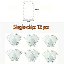Double-Sided Acrylic Transparent Mini Photo Frame, Suitable For Instant Photo Display, DIY Fridge Magnet, Wall Magnetic Photo Frame, Acrylic Fridge Magnet, Wall Photo Box Decor, Minimalist Design, Home Decor - Lace Style - View 15
