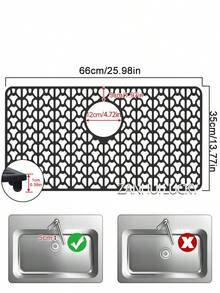 Kitchen Sink Protector Mat, Sink Mat - Heat Resistant Easy To Clean Silicone Sink Mat, Suitable For Farmhouse Kitchen Stainless Steel Sink Bottom, Kitchen Accessories - Multicolor - View 15