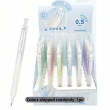 Transparent Minimalist Automatic Pencil, Fresh And Elegant Design, 0.5/0.7mm Lead, No Sharpening Required, Suitable For Students - Multicolor - View 8
