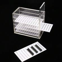 Camellia False Eyelash Storage Box Single-Strand Implantable Desktop Flower Storage Box - Clear - View 4