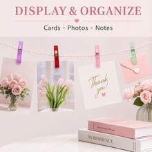 13pcs Random Color Transparent Colorful Long Sewing Clips, Strong Spring Fabric Clips, Patchwork Positioning Clips, Quilting Binding Clips, DIY Sewing Supplies - A - View 2