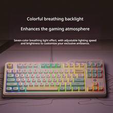 HP Wired Keyboard Mouse Headphone RGB Backlight 87Keys Game Esports Computer Peripherals Gasket Office Gaming Keyboards For PC Desktop Computer Windows Laptop - View 4