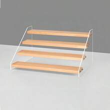 Doll Blind Box Display Case Trapezoid Figure Display Stand Acrylic Blind Box Storage Rack - White - View 8