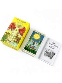 1 BoxNew Vision Tarot,78 Cards,Luxury Gift Box,Attached Guide,Reverse Perspective Divination Deck,For Beginners, Collectors, Or As A Gift - Multicolor - View 4