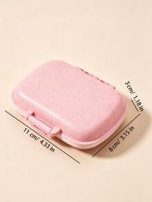 Portable Sealed Pill Box With "Pill Bag" Text And 3 Pill Icons, Fits Easily In Pocket, Handbag And Wallet, 8-Compartment Medication Storage Box, Nurse's Day Gift Choice, Portable Medication Manager For Daily, Outdoor And Dorm Use, Multi-Functional Fabric First Aid Bag Designed For Health-Conscious Frequent Travelers, Suitable For Travel And Outdoor Activities - Multicolor - View 10