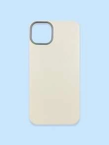 1pc 4-Color Optional Solid Color Lychee Texture Faux Leather Large Window Phone Case, Ins Premium Minimalist Business Solid Color Leather Texture, A Classic Black / B Beige White / C Premium Gray / D Caramel Brown, Faux Leather Matte Lens Raised Full Coverage Anti-Drop Soft Shell, Autumn/Winter Commute Versatile, Suitable For Personal Use And Gift; Compatible With IPhone Case & Galaxy Case, Compatible With IPhone 17 - Multicolor - View 66