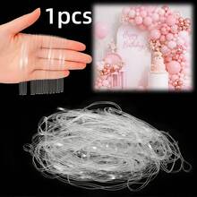 30/50 Clear Rubber Bands For Balloon Arches, 3.8 X 0.23 Inch Soft Elastic Balloon Arch Ribbons, Trash Can Book Straps, Office Document Folders, Christmas Wreath Decorations. - View 10