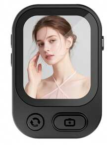 Magnetic Selfie Screen Mirror, Selfie Remote Control Assistant, Rear Camera Selfie Viewfinder, Rear Real-Time Viewfinder, Selfie Display With Remote Control, Real-Time Preview Monitor, Supports Remote Zoom And Lens Switching, Compatible With Various Smartphones (Only Supports Taking Photos And Videos Via APP, Does Not Support Live Streaming Devices) - Black - View 11