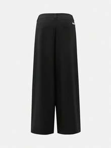 Adidas Originals Men's 3S DELUXE PANTS Woven Long Pants LE9682 - Black - View 2