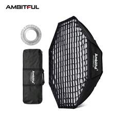 Ambitful FW95 Octagonal Softbox With Grid, Bowens Mount Octagonal Softbox With Honeycomb Grid, Suitable For Studio Flash Photography Lighting - View 2
