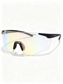 361degree 1pc Unisex 26g Lightweight Smart Transition Lens Professional Protection Hd Clear Vision Wind And Sand Resistant Sporty Sports Cycling Glasses For Cycling Outdoor Sports Running - Multicolor - View 4
