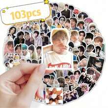 asmodee 50pcs BT/S ARIRANG Waterproof Vinyl Stickers K-Pop Comeback Decals For Laptop Phone Case Water Bottle Suitcase Scrapbook ARMY Gift Comeback, SWIM, Album, The Wait Is Worth It - C - View 13