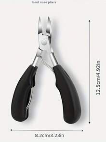 1pc Premium Nail Clipper, Modern Design Stainless Steel Blade, Concave Edge And Wide Opening Suitable For Thick Nails, Anti-Splash Long Handle, Curved Dead Skin Cutter, Suitable For Toenails And Foot Cleaning, Portable Nail Clipper, Suitable For Home And Travel - A - View 15