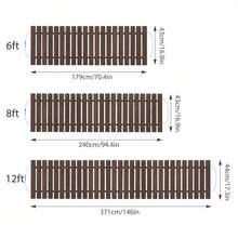 Supernic Portable Roll Out Garden Path, Foldable Wood Walkway Mat, Non-Slip Temporary Track For Lawn & Outdoor Events - Brown - View 6
