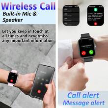 ZhiKexing 1.83" HD Display Smart Sports Watch, Wireless Calling, Multiple Sports Modes, Sedentary Reminder And More, Suitable As Gift For Friends And Couples, Compatible With Android And IOS - View 5