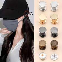 4/8 Pcs Trouser Leg Shortening Invisible Fixing Clips, Prevent Trouser Legs From Dragging, Anti-Drag Hemming Buckle, Invisible No-Sew Fixing Clips, Suitable For Sun Hats, Bucket Hats, Jeans, Trousers, Anti-Slip Clothing Accessories - Multi-color - View 4
