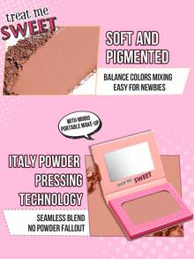 MISSLYN 2Pcs TREAT ME SWEET Velvet Powder Blush & Juicy Cheeks Powder Blush, Silky Blendable Pigment, Natural Velvet Flush, Face Palette Cheek/Contour, Daily/Summer/Party, Y2K/Soft Glam/Beach, Blush Set,Halloween Makeup - #20+#251 - View 3