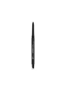 IT Cosmetics [حزمة] قلم تحديد عيون سوبر هيرو قابل للسحب بدون سحب سوبر أسود 0.24 جرام * 2 - أسود فائق - مشاهدة 3