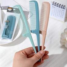 1/2/4 buah Sisir Ekor Tikus Lipat, Sisir Pemisah Rambut Bergigi Halus Portabel, Sisir Penata Rambut Anti-Statis untuk Mengepang, Membagi Rambut, Memotong Rambut, Sisir Rambut untuk Bepergian - beraneka warna - View 2