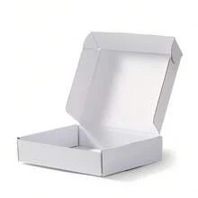 Durable White Corrugated Cardboard Mailer Boxes, Suitable For Small Business, E-Commerce Logistics, Shipping And Packaging Needs, Storage Box, (Suitable For Transport And Packaging) Halloween Christmas Gift Box - Multiple Styles - View 9