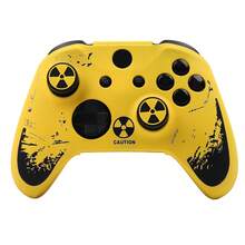 Black Red Radioactive Warning Sign Splatter Controller Skin Cover Compatible With Xbox Series X Wireless Controller, RALAN 1 Controller Protector Case+2 Customised Thumb Grips Caps - View 14